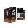 E27 LED-Retro-Glühlampe 4W, 250lm, G95, Rauch, 2000K