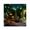 LED-Gartenlampe 1XE27 110cm ,  IP44 Satin-Nickel