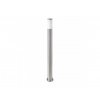 LED-Gartenlampe 1XE27 110cm ,  IP44 Satin-Nickel