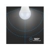 E27 LED-Lampe 3,7W, 320lm, G45