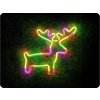Forever Light Neon LED Dekoration -  Elch mehrfarbig, 3xAA/USB [RTV100229]