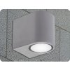 LED-Wandleuchte 1xGU10, IP54, grau [SLIP007007]
