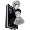 LED-Wandleuchte 2xGU10, IP54, schwarz [SLIP007006]