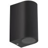 LED-Wandleuchte 2xGU10, IP54, schwarz [SLIP007006]