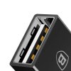 Baseus Exquisite Adapter USB -> USB-C, 2.4A, schwarz [026723]