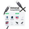 UGREEN USB-C -> Lightning Kabel, 1m, schwarz [US387]