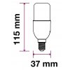LED Glühbirne - SAMSUNG CHIP 8W E27 T37 Kunststoff 6400K (Lichtfarbe Kaltweiß)
