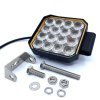 LED-Arbeitsscheinwerfer 25W, 1711lm, quadratisch, 16xLED, 12V/24V [L0178]