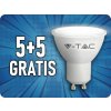 GU10 LED Birne 10W, 1000lm, 100°, SAMSUNG Chip, 5+5 GRATIS!