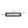 LED Warnlicht 6xLED, 12W, orange, 3 Modi, 12/24V, IP67 [LW0032-ALR-1]