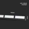 LED linear Highbay 200W, 19500lm, Samsung Chip, 110°, IP54, schwarz