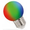 Spectrum LED-Leuchtmittel RGB, E27, G45, 1W [WOJ+13105]