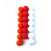 LIGHT CAPS® mix weiß+orange+rot, 20 Stück im Paket