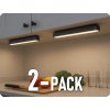 LED-Akkulampe mit Touch Control 4.5W, 5V, 4000K, grau/2-PACK!