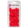 LIGHT CAPS® rot, 40 Stück im Paket