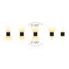 LED Line LITE Wandleuchte "CILINDER" 2x3W, 450lm, IP54, grau