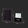 LED Solar Flutlicht/Scheinwerfer 2,3W mit Solarpanel 6W, 400lm, 5000mAh, 100°/2-PACK!