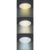 Solight LED-Einbaupanel 6W, 450lm, CCT, 3000K/4000K/6000K, rund [WD146]