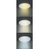 Solight LED-Einbaupanel 12W, 900lm, CCT, 3000K/4000K/6000K, rund [WD140]