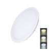 Solight LED-Einbaupanel 18W, 1530lm, CCT, 3000K/4000K/6000K, rund [WD142]