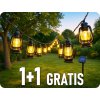 SOLAR LED-Lichterkette SUNARI LAMP 6,5m 30xLED warmweiß IP64, 1+1 GRATIS! [RTV100390]