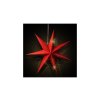 Solight LED-Weihnachtsstern rot, hängend, 60cm, 20xLED, 2xAA [1V263]