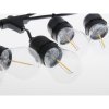 LED-Kettenlicht 5m für 10xE27 + 10x1W Leuchtmittel gratis! [477323]
