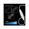 Neolia Neon LED-Dekoration ROCKET mit Dimmung, mehrfarbig, USB [RTV100474]