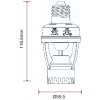 1244 1 sensor mit e27 fassung