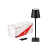 Tischleuchte TAZA 3,5W, 400lm, CCT, IP54, wiederaufladbar, 2x2000mAh, schwarz, 1+1 gratis! [203853]