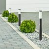 LED-Gartenleuchte mit PIR-Sensor, 1XE27, 80cm, IP44, schwarz