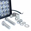 LED-Arbeitsscheinwerfer 16W, 1600lm, 12V/24V/2-PACK! [L0160]
