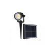LED Solar Gartenleuchte 2W, 40lm, IP65, schwarz/2-PACK