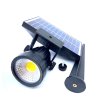 LED Solar Gartenleuchte 2W, 40lm, IP65, schwarz/2-PACK