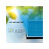 LED Solar Gartenleuchte 2W, 40lm, IP65, schwarz/2-PACK
