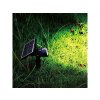 LED Solar Gartenleuchte 2W, 40lm, IP65, schwarz/2-PACK