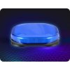 WARN-LED-LEUCHTE 15 W, R65, R10, 12/24 V, IP67, 2 MODI, BLAU [BLK0065]