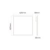 PRIME LED PANEL 34W, 4760LM, 4000K, UGR<19, 60X60CM [205833]