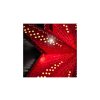 Solight LED-Weihnachtsstern rot, hängend, 60cm, 20xLED, 2xAA, 1+1 GRATIS! [1V263]