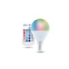 LED-LAMPE E14, RGB+W, 5W, 250LM, G45, FERNBEDIENUNG [RTV003566]