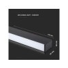 LED LINEARE AUFBAULEUCHTE 40W, 3300LM, SCHWARZ, 0-10V DIMMBAR, SAMSUNG CHIP, 6400K