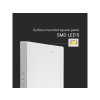 LED OBERFLÄCHENPANEL MIT NETZTEIL 6W, 660LM, SAMSUNG CHIP, QUADRATISCH