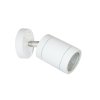 WANDNEIGUNGSLEUCHTE FÜR GU10-LAMPE, IP54, WEISS [HI7033AW]