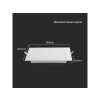 LED-EINBAUPANEL MIT NETZTEIL 6W, 660LM, BACKLIT, QUADRATISCH, SAMSUNG CHIP