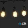 Lichterkette + 10x E27 LED-Leuchtmittel,[WOJ+14072]