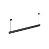 LED LINEARE PENDELLEUCHTE EXECULINE 120CM, 30W, 3750LM, 96°, 4000K, IP20, SCHWARZ [207813]