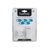 LUMIO KINETIC DRAHTLOS-TÜRKLINGEL, BATTERIELOS, STECKDOSE, 120 M, WEISS [DB002W]