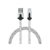 DPM USB-C-KABEL MIT "TAILER METER" WEISS, 2A, 1M [EN1735]