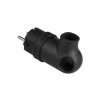 DPM-WINKELSTECKER FÜR FEUCHTIGKEIT IP44, SCHWARZ [PG005]