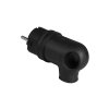DPM-WINKELSTECKER FÜR FEUCHTIGKEIT IP44, SCHWARZ [PG005]